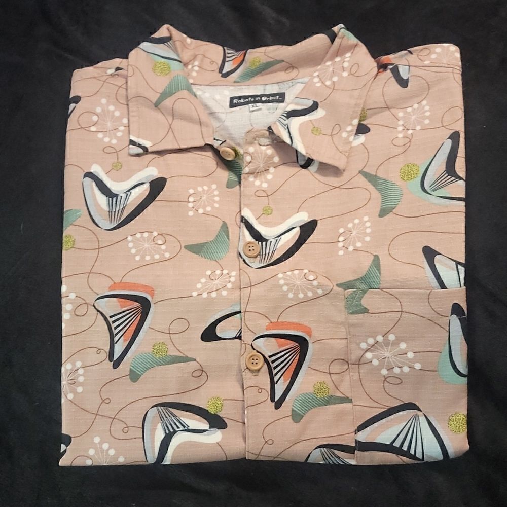Nwot Vintage Robots Inorbit Shirt